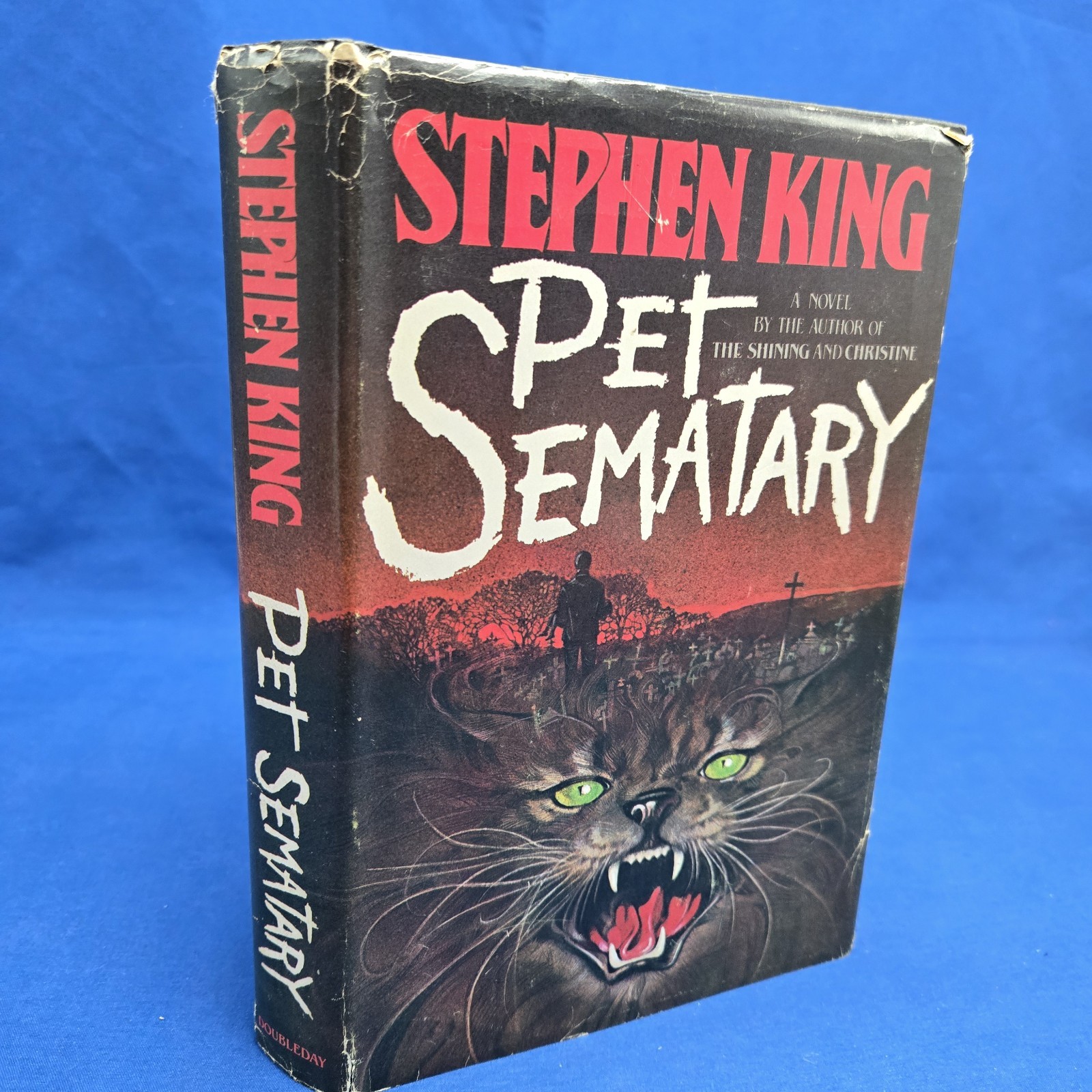 Stephen King Pet Sematary HC DJ Doubleday 1983 Book Club Edition Horror Novel