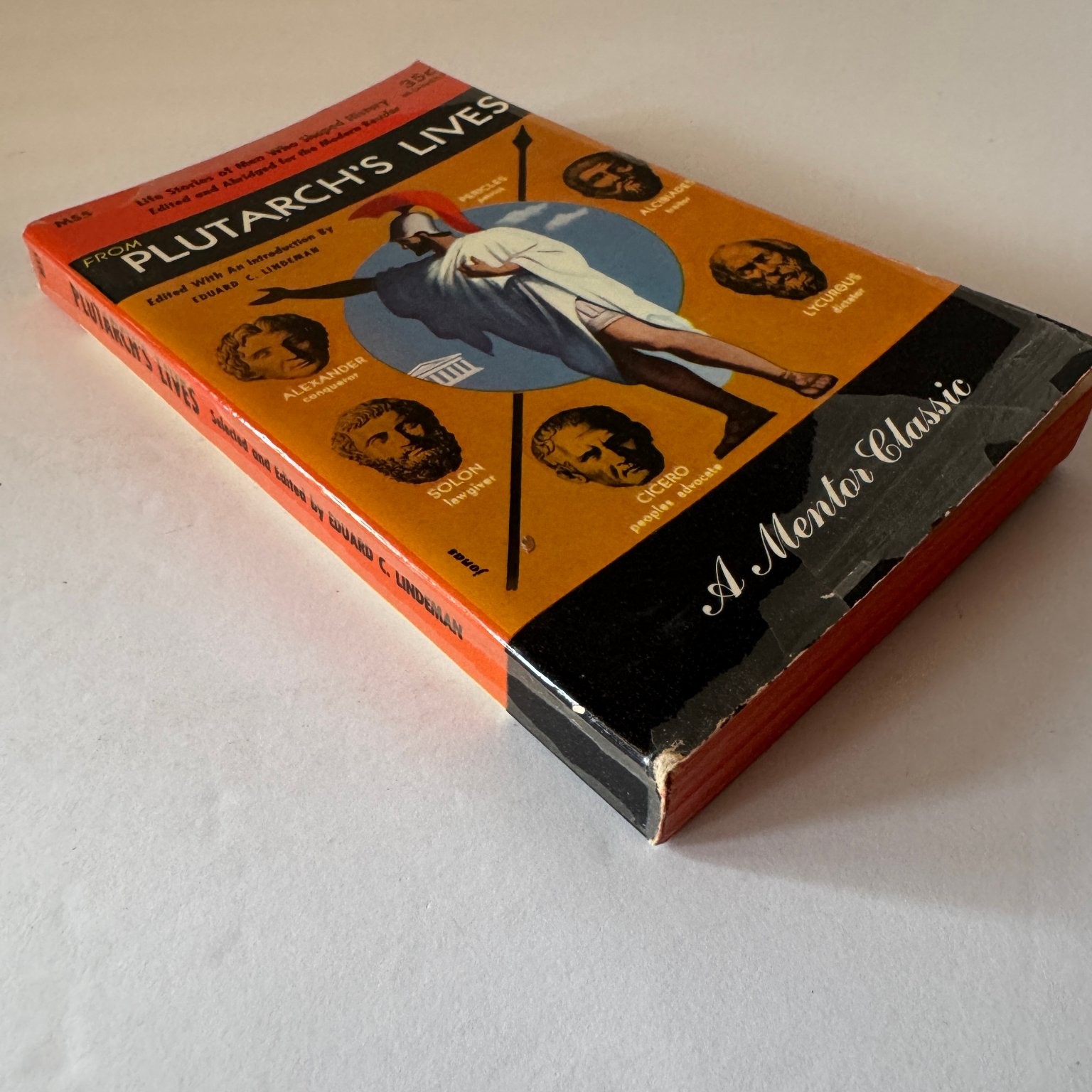 Plutarch’s Lives Men Who Shaped History Lindeman 1950 Mentor Classic Paperback