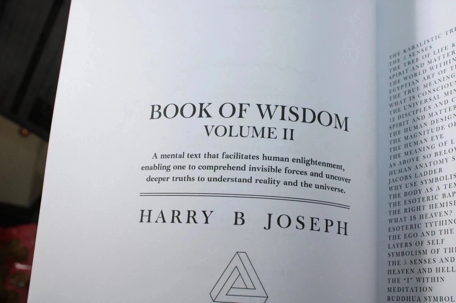 Book of Wisdom Volumes 1 & 2 by Harry B. Joseph (Paperback 2-Book Bundle) NEW