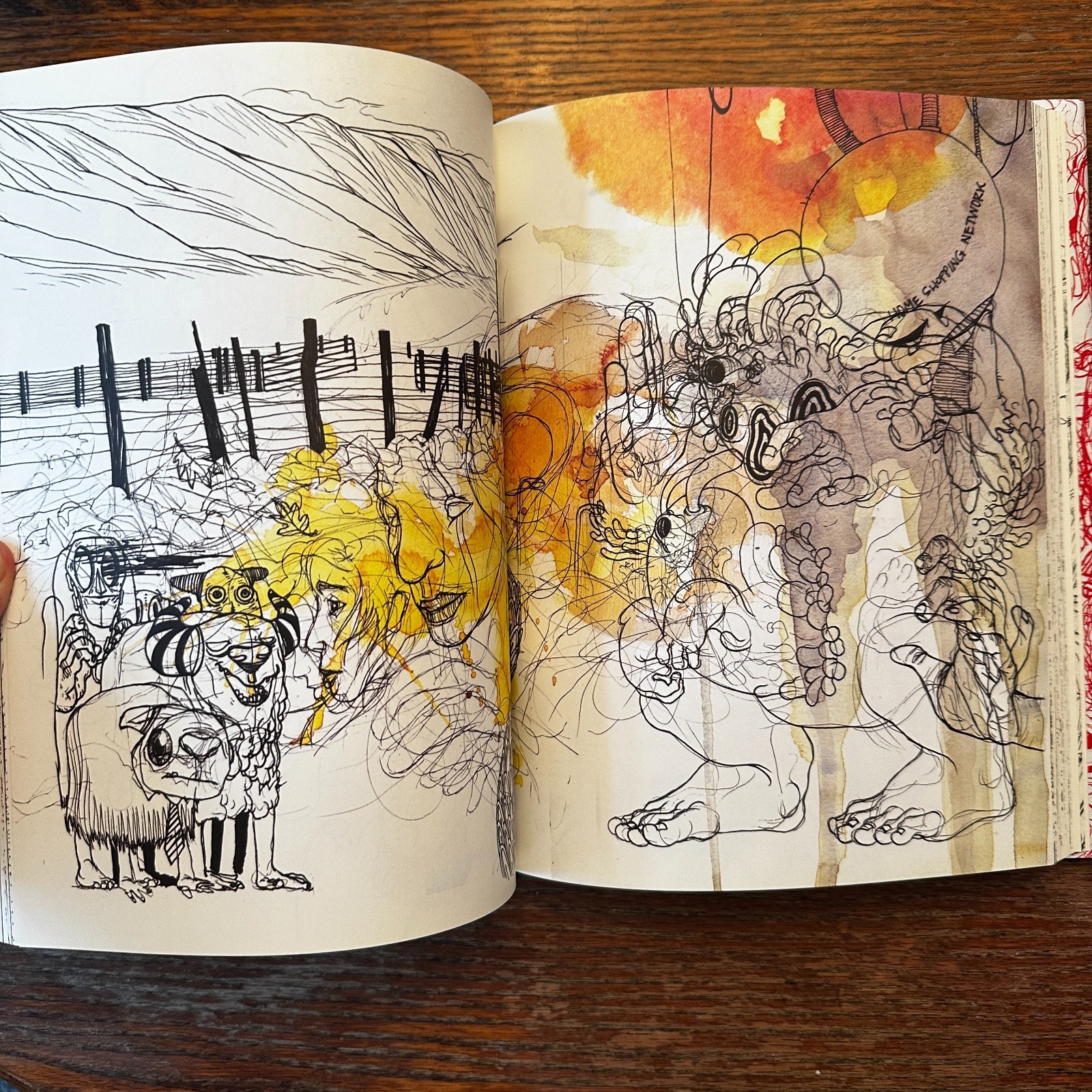 Zach Johnsen Sketchbook 2015 LTD to 1000 1st Ed Drawing Art Hardcover VG