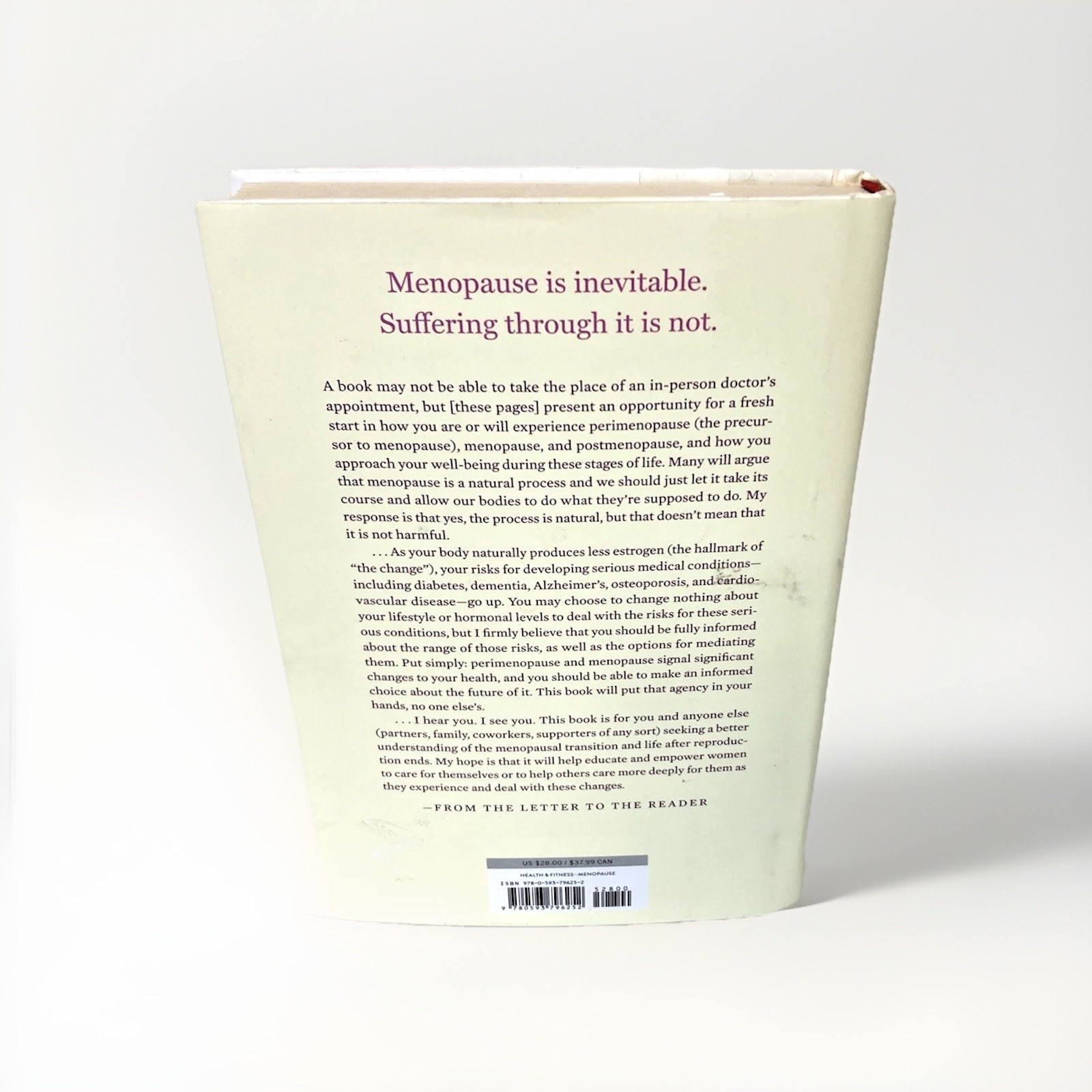 The New Menopause Mary Claire Haver MD Obstetrics & Gynecology Hardcover Book