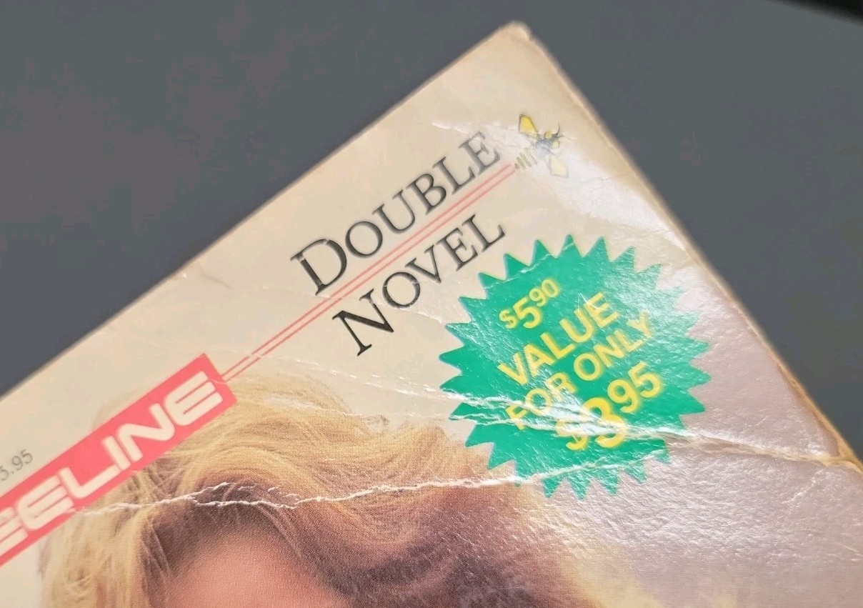 Lot of 4 1980’s Vtg Paperback Beeline Double Novels SC
