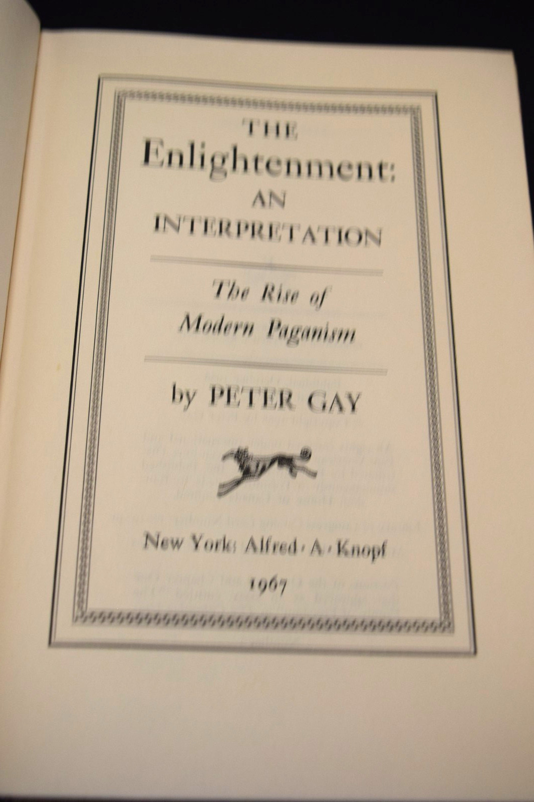 The Enlightenment An Interpretation Peter Gay 2 Vol. Set HC 1st Edition