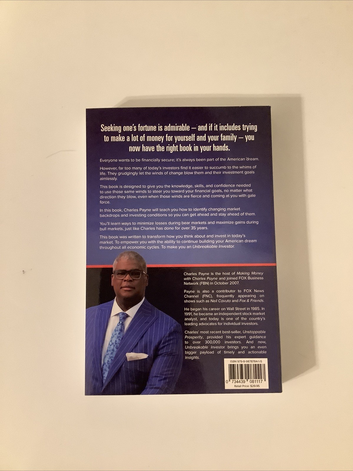 Unbreakable Investor Charles V. Payne 2021 Financial Investing Guide : Good