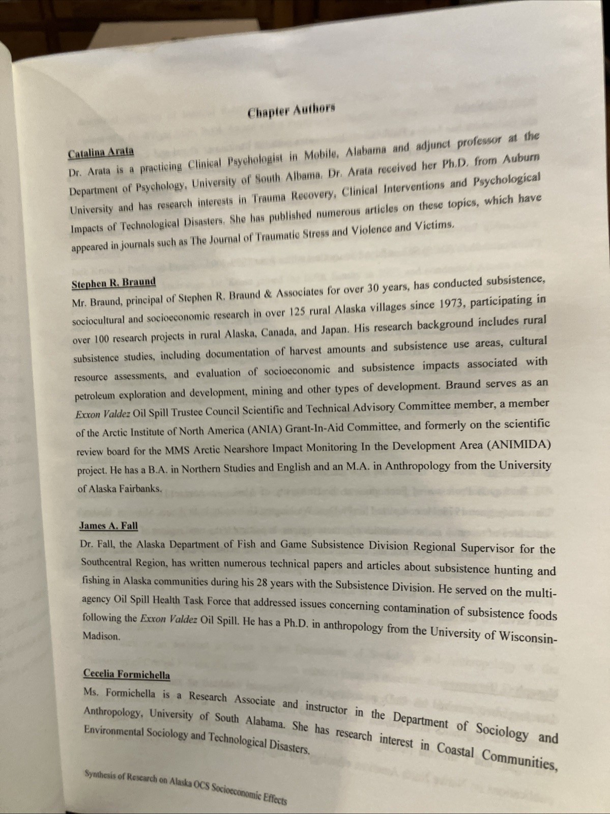 Three Decades Of Research On Socioeconomic Effects Related To Offshore Petroleum