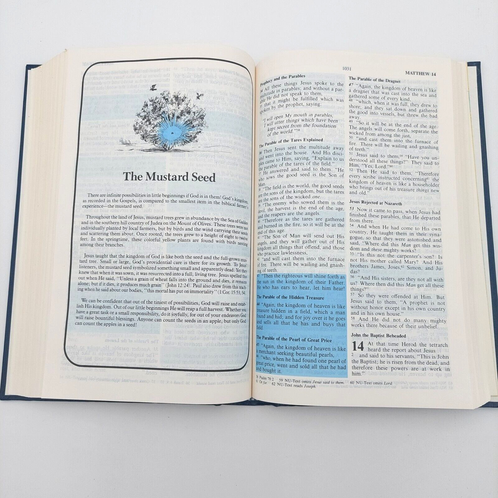 Possibility Thinkers Bible New King James Version Nelson 402 Blue Hardcover 1984