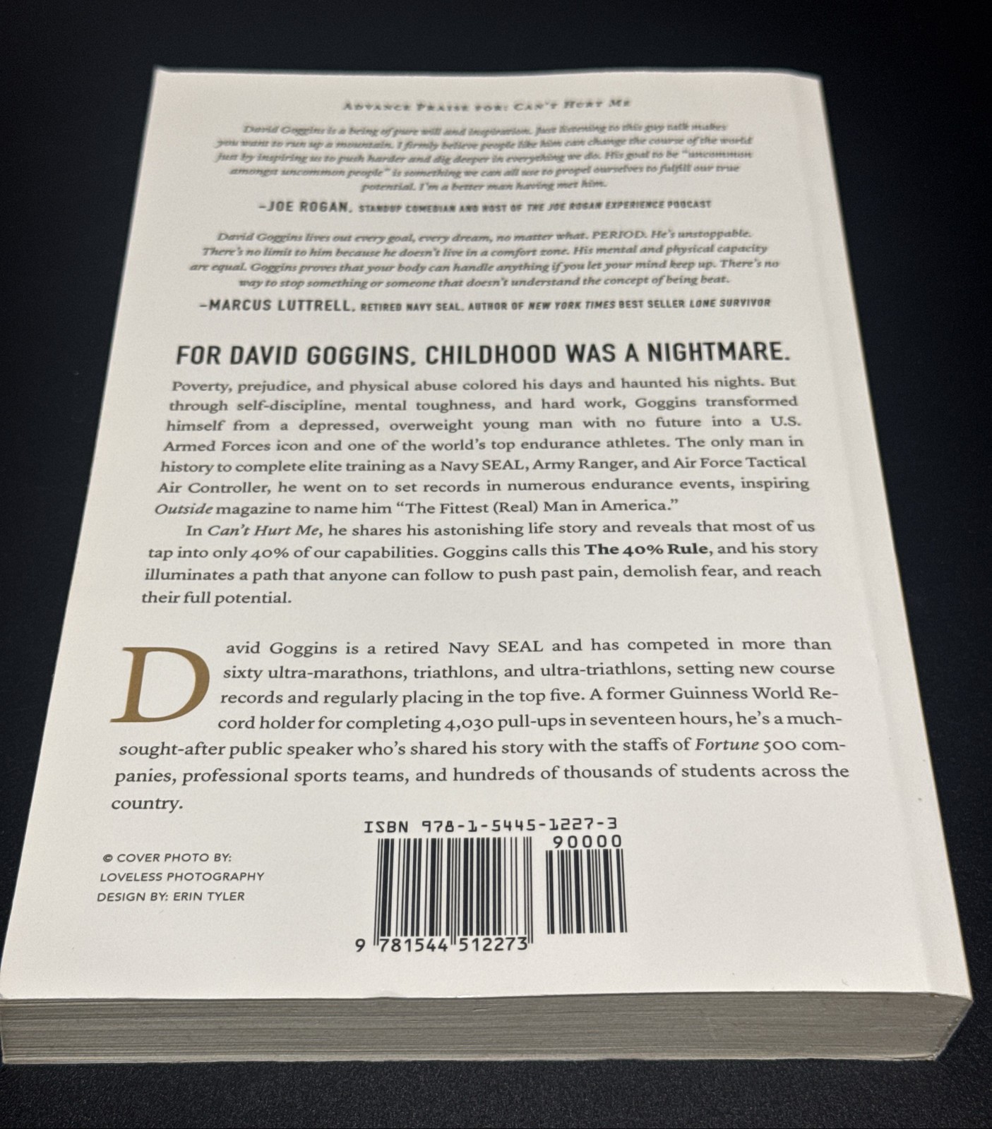Can’t Hurt Me by David Goggins: Master Your Mind and Defy the Odds