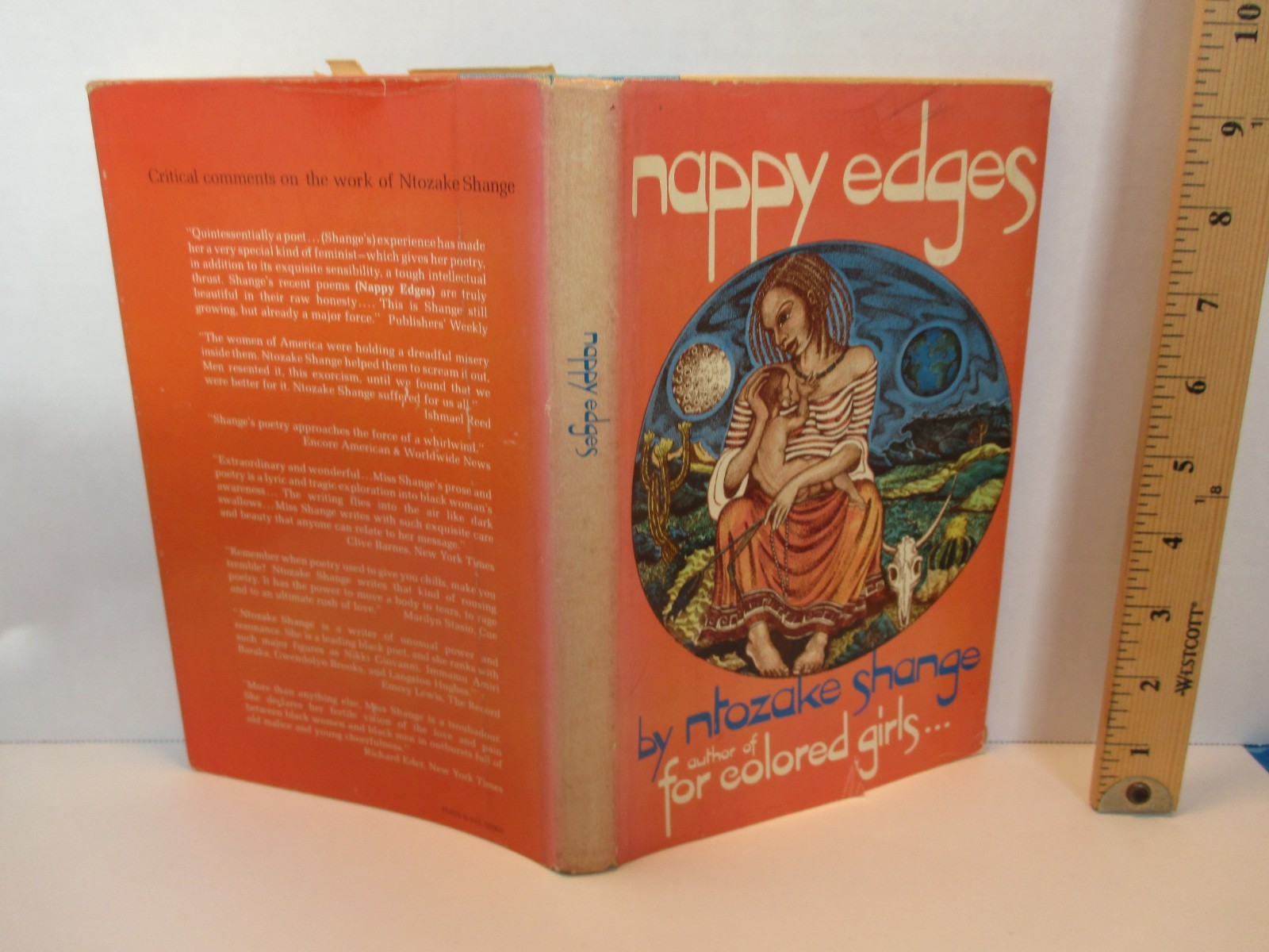 poetry book NAPPY EDGES by NTOZAKE SHANGE 1978 hc + dj St Martin’s Press