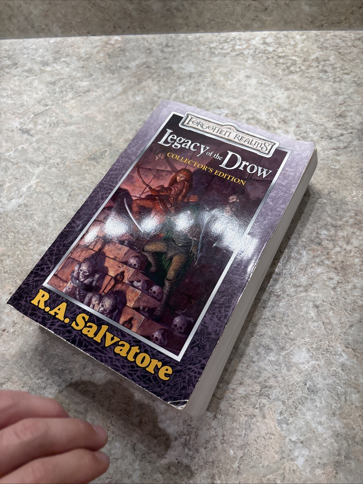Forgotten Realms Legacy Of The Drow Collectors Edition Hardcover R.A. Salvatore