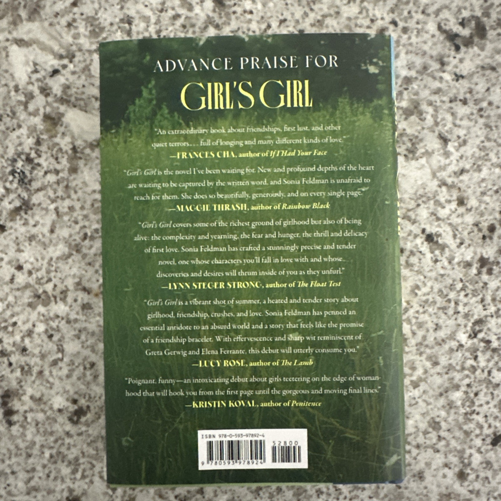 Girl’s Girl : A Novel by Sonia Feldman (2026, Hardcover)