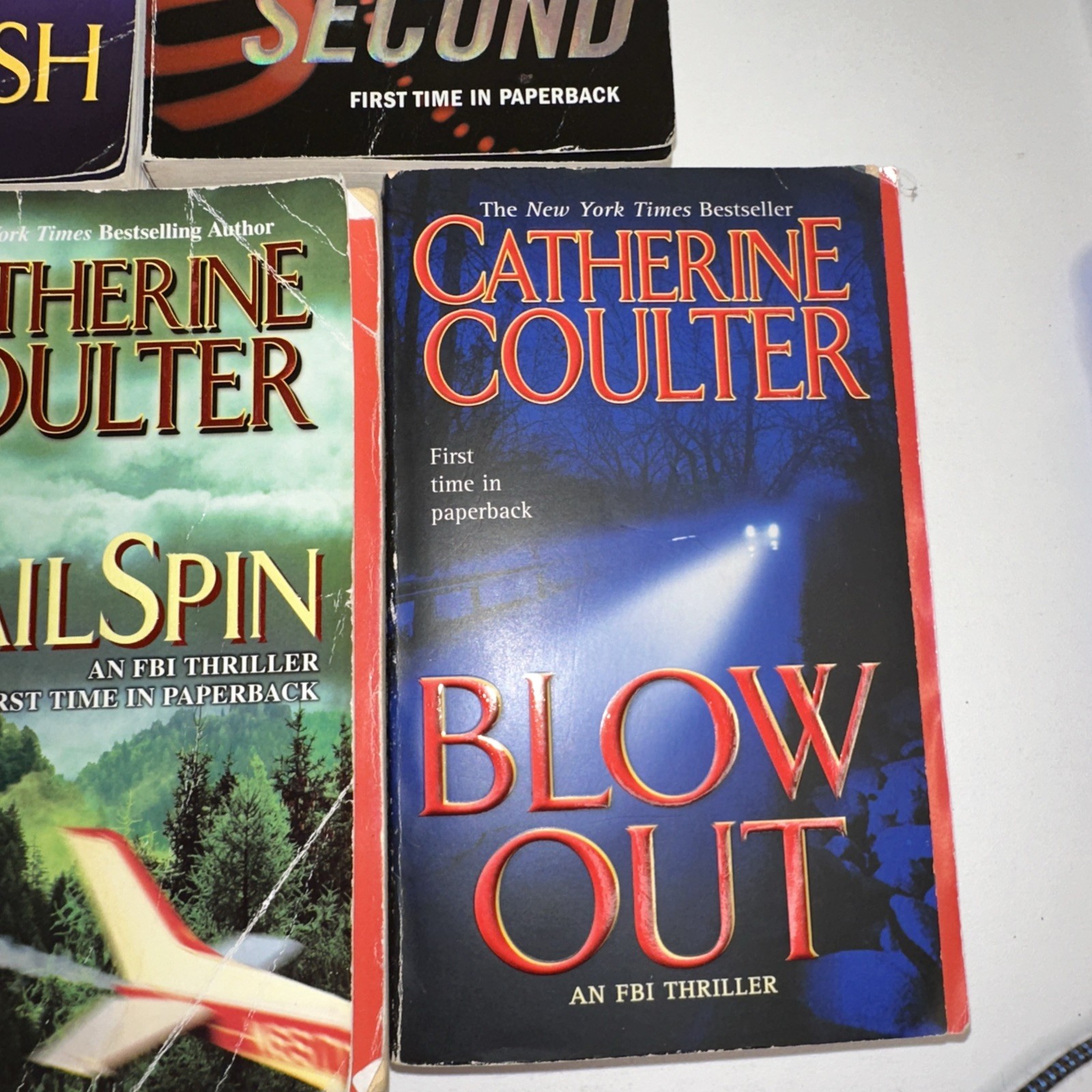 LOT OF 9 CATHERINE COULTER SUSPENSE NOVELS 8 in the FBI Thriller Series+1 Other