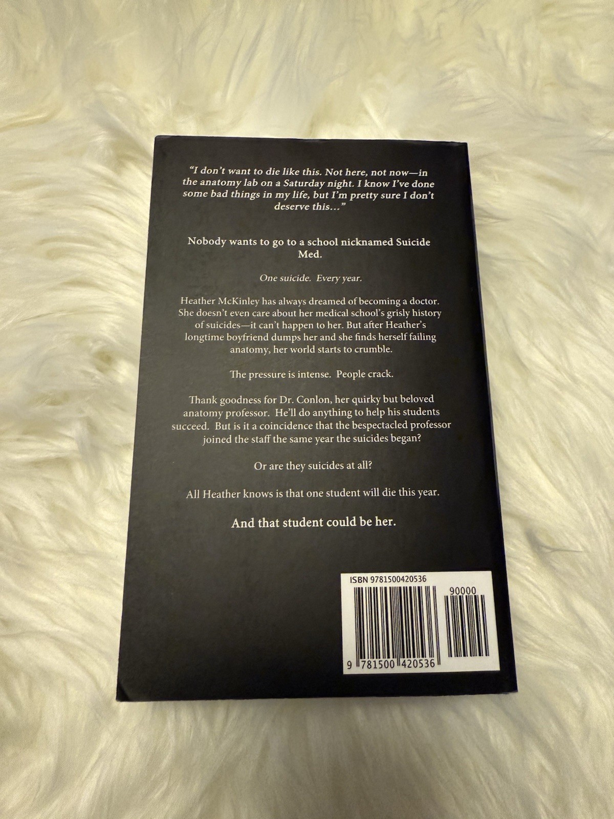 NEW Suicide Med Paperback Book Frieda McFadden Out of Print Authentic Rare