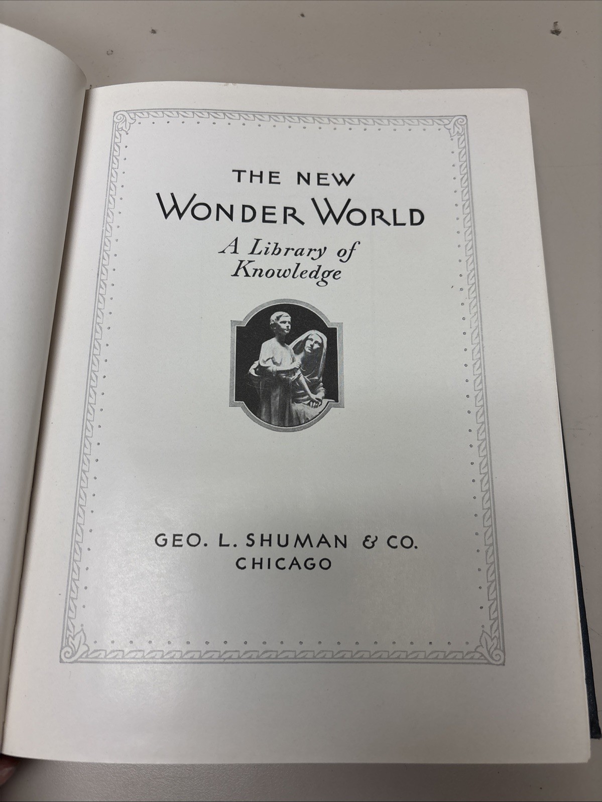 The New Wonder World, a Library of Knowledge: ~RARE~Vintage 1941 Hard cover Book