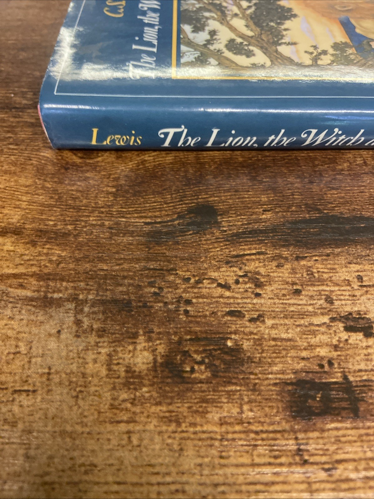 The Lion, the Witch, and the Wardrobe, by Lewis.1983, HCDJ. Illus.by M Hague VG