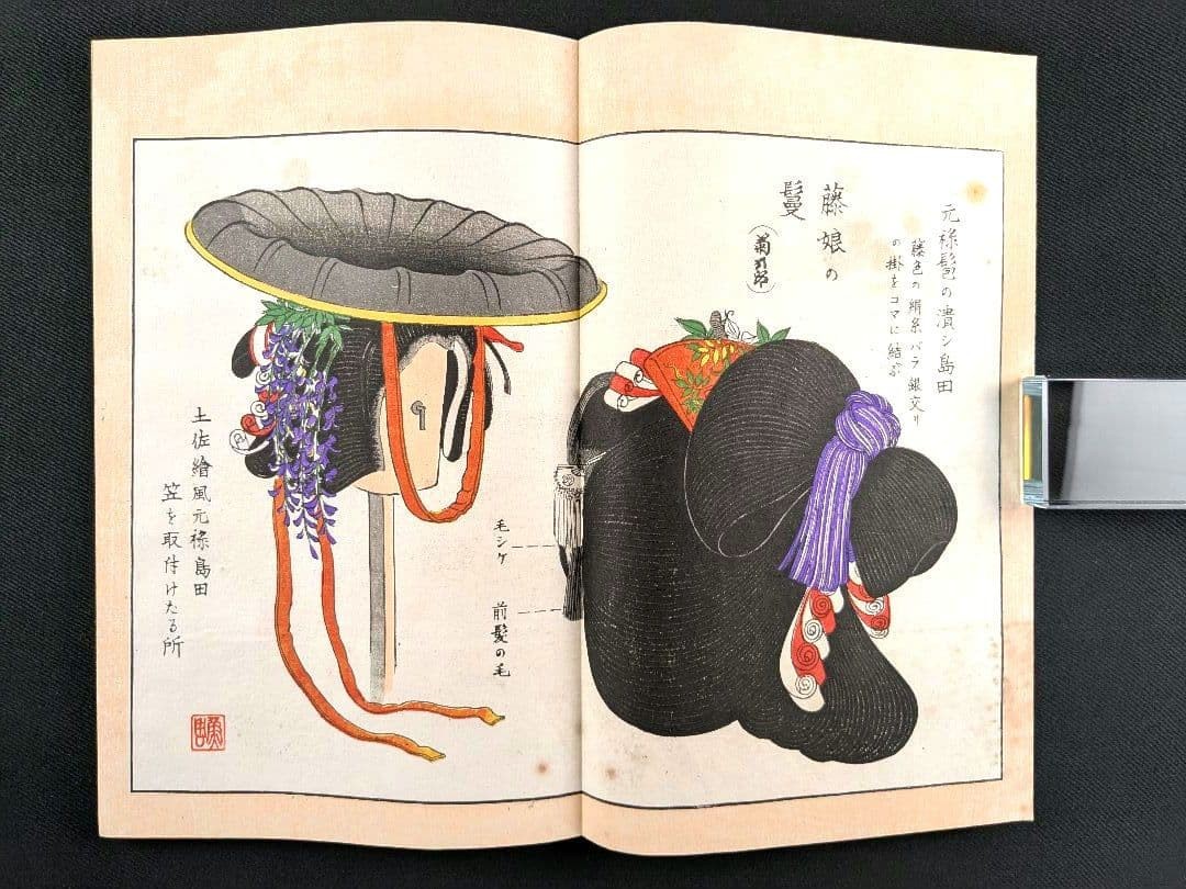 W124 Illustrated Theater Dance Art Part 6 with Bag 9.3×6.3in Color Woodblock