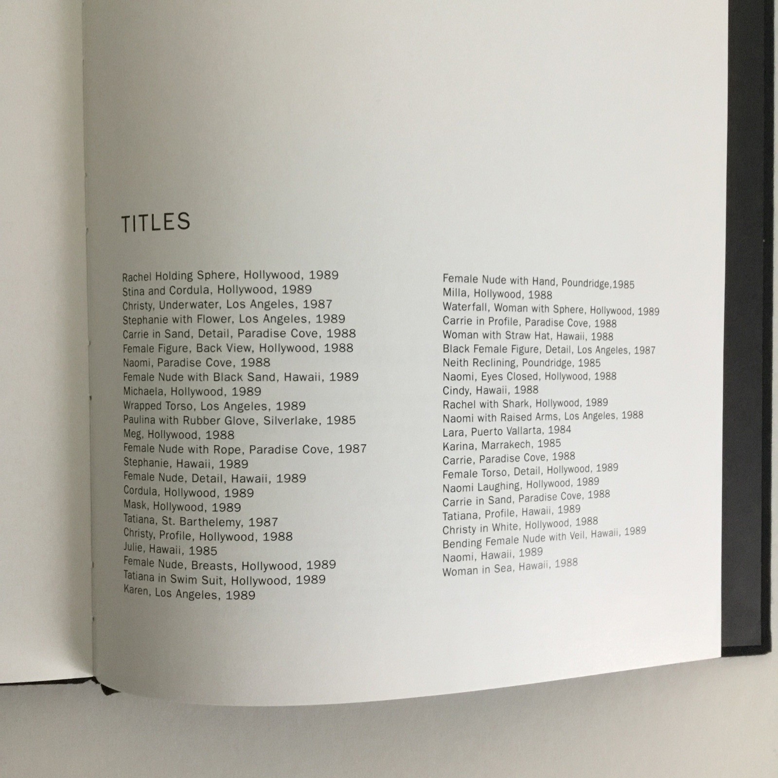 Herb Ritts Men/Women 1st Ed 1989 Limited Edition 2-Vol Hardcover Set in Slipcase