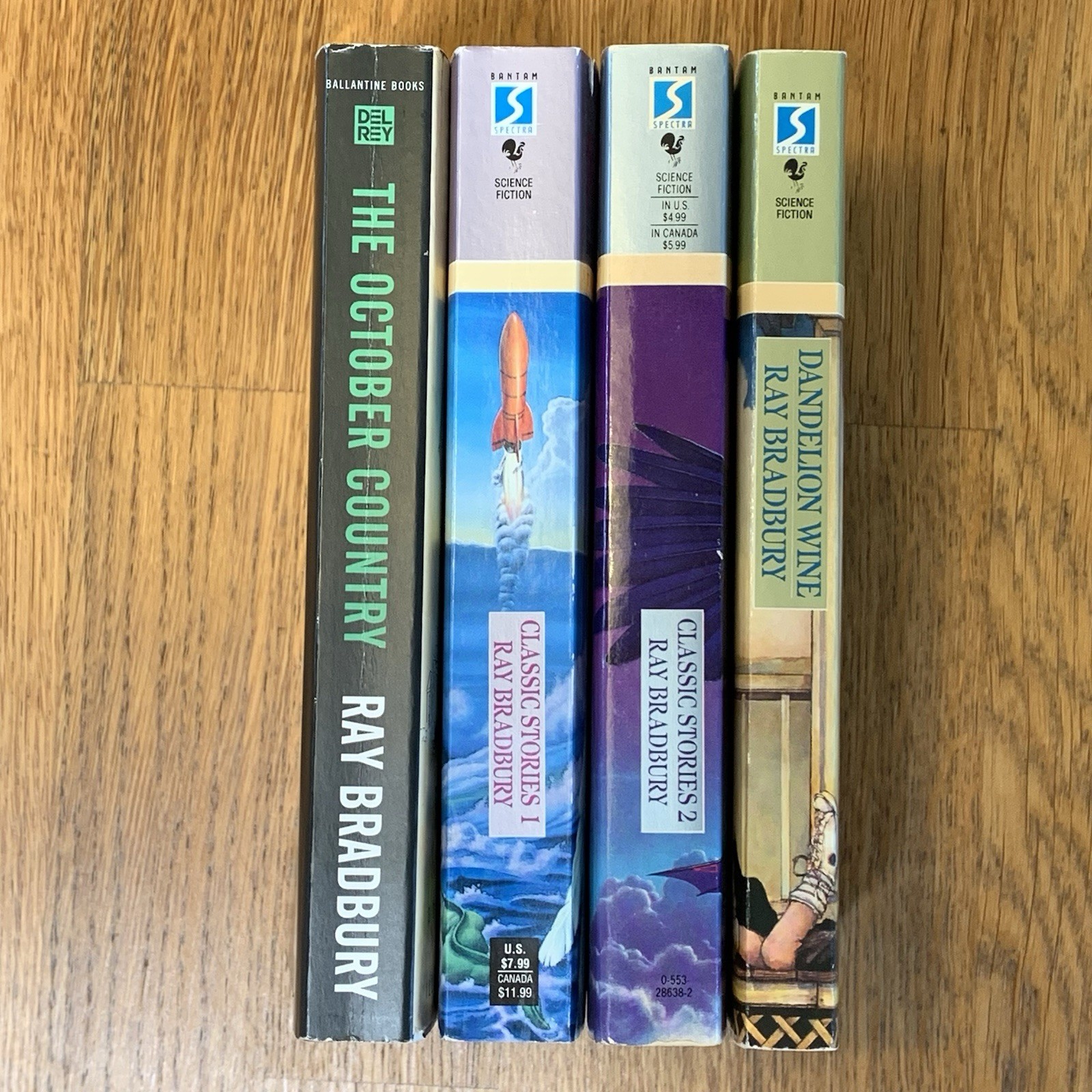 BRADBURY LOT OF 4 MMPB Classic Stories 1 & 2 Dandelion Wine Grand Master Edition