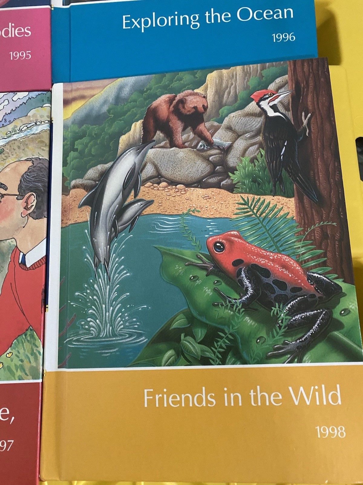4 Childcraft Vintage Annual Series 1995-1998 Hardcover Educational By World Book