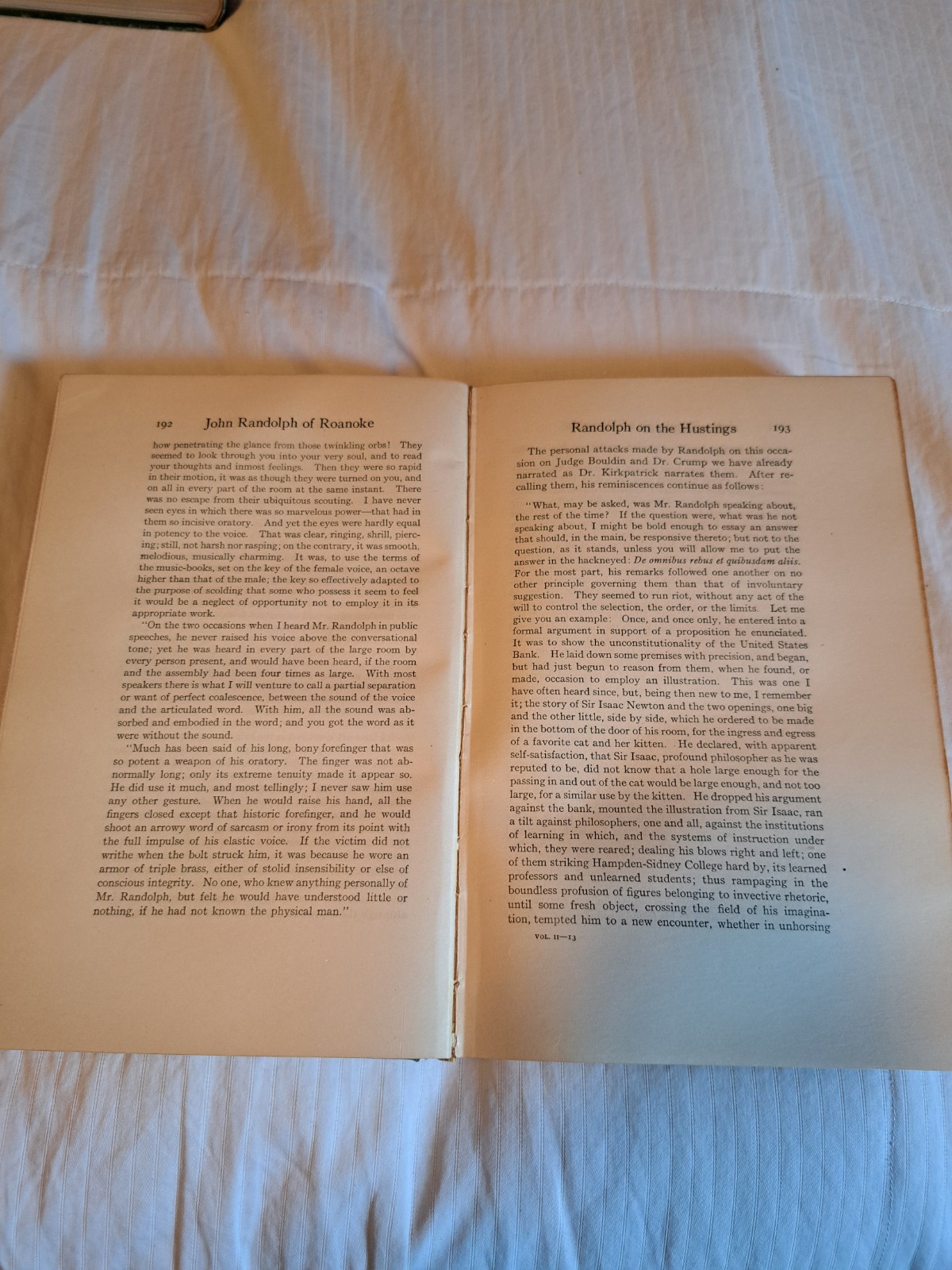 1922 John Randolph of Roanoke 2 Vol Set – William Cabell Bruce – TLS Letter