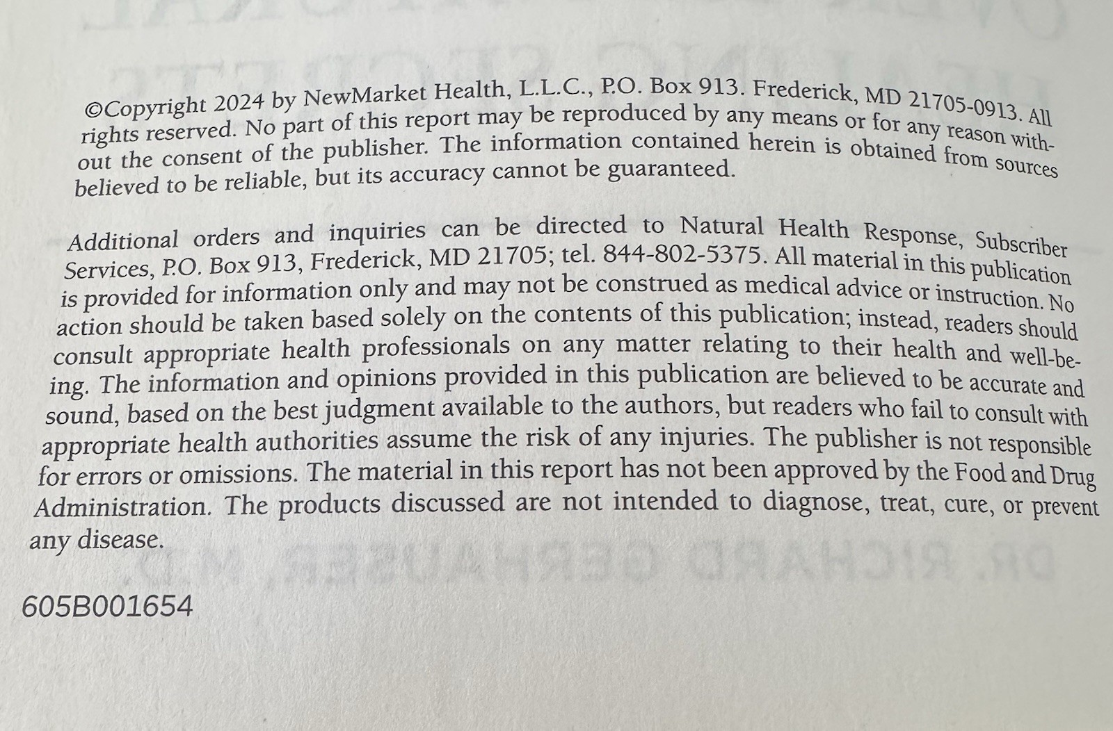 Nature’s Hidden Cures: Over 101 Natural Healing Secrets by Gerhauser PB 2024 NEW