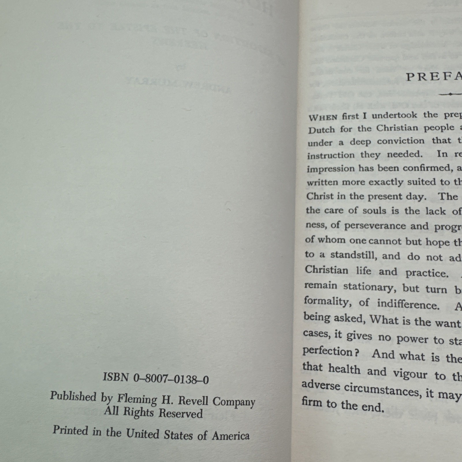 The Holiest of All Andrew Murray HC Revell Comp Exposition of Epistle to Hebrews