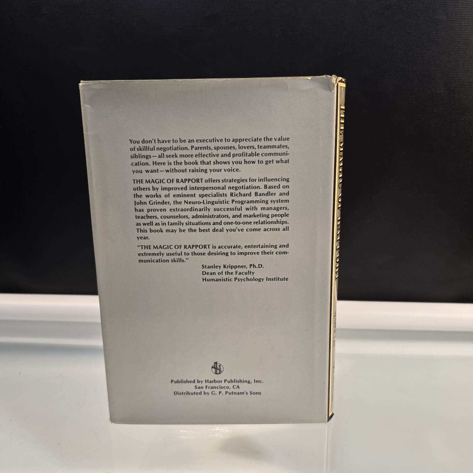 The Magic of Rapport How You Can Gain Personal Power in Any Situation 1981 HC