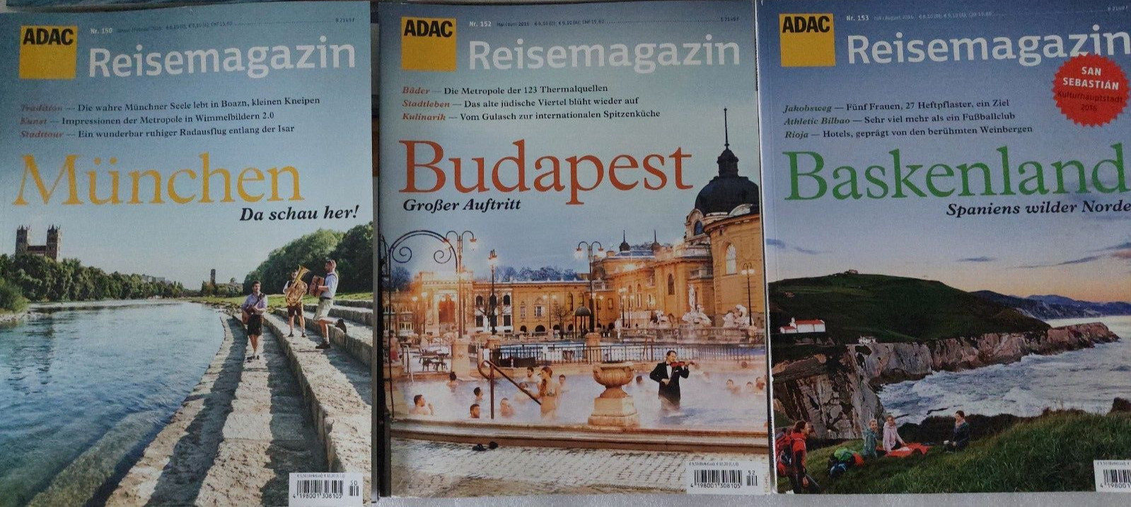 1×13 Pcs. ADAC Travel Magazine – Used