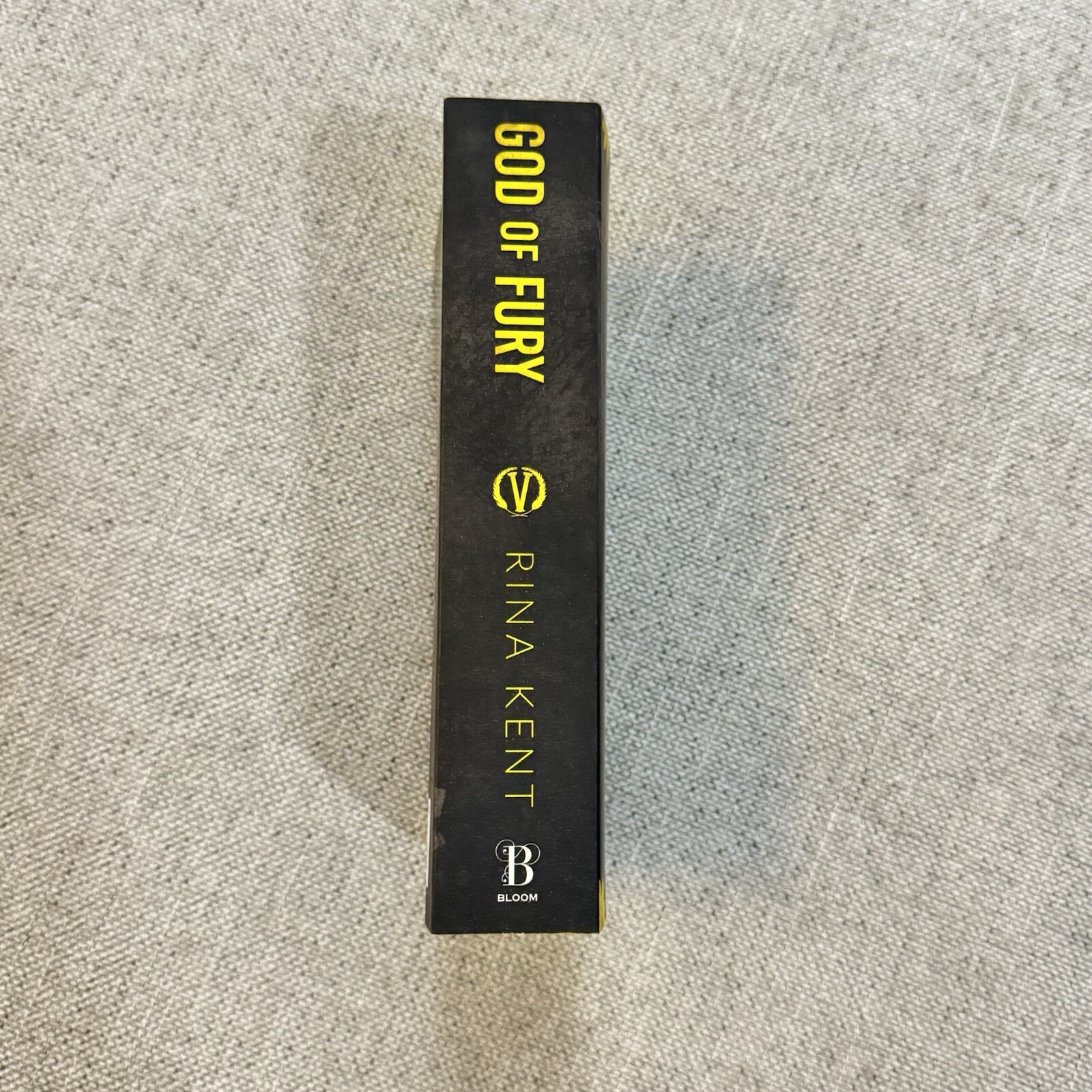 God Of Fury Rina Kent Signed Deluxe Edition With Sprayed Edges Legacy Of Gods