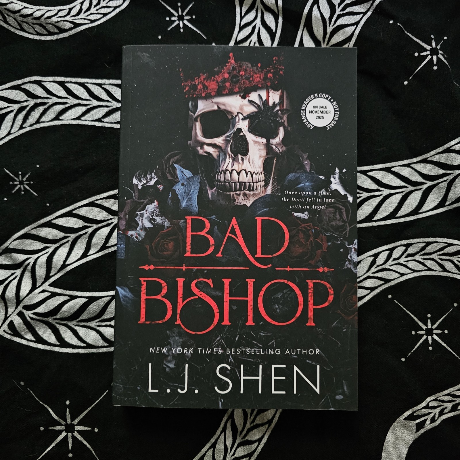 Bad Bishop by L.J. Shen Paperback Book ARC (Advance Readers Copy) RARE