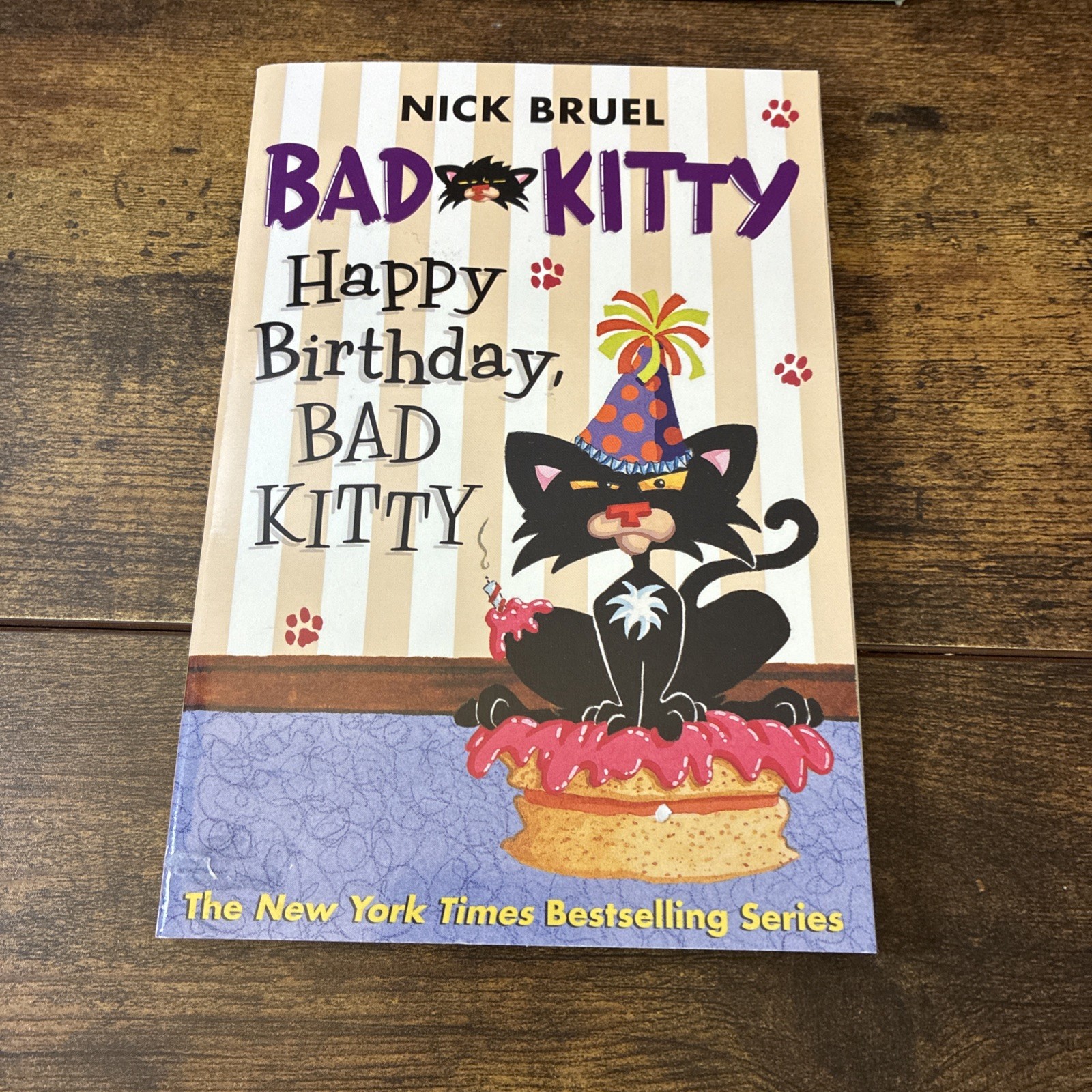 Lot of 5 Bad Kitty Paperback Books by Nick Bruel First Square Fish Edition