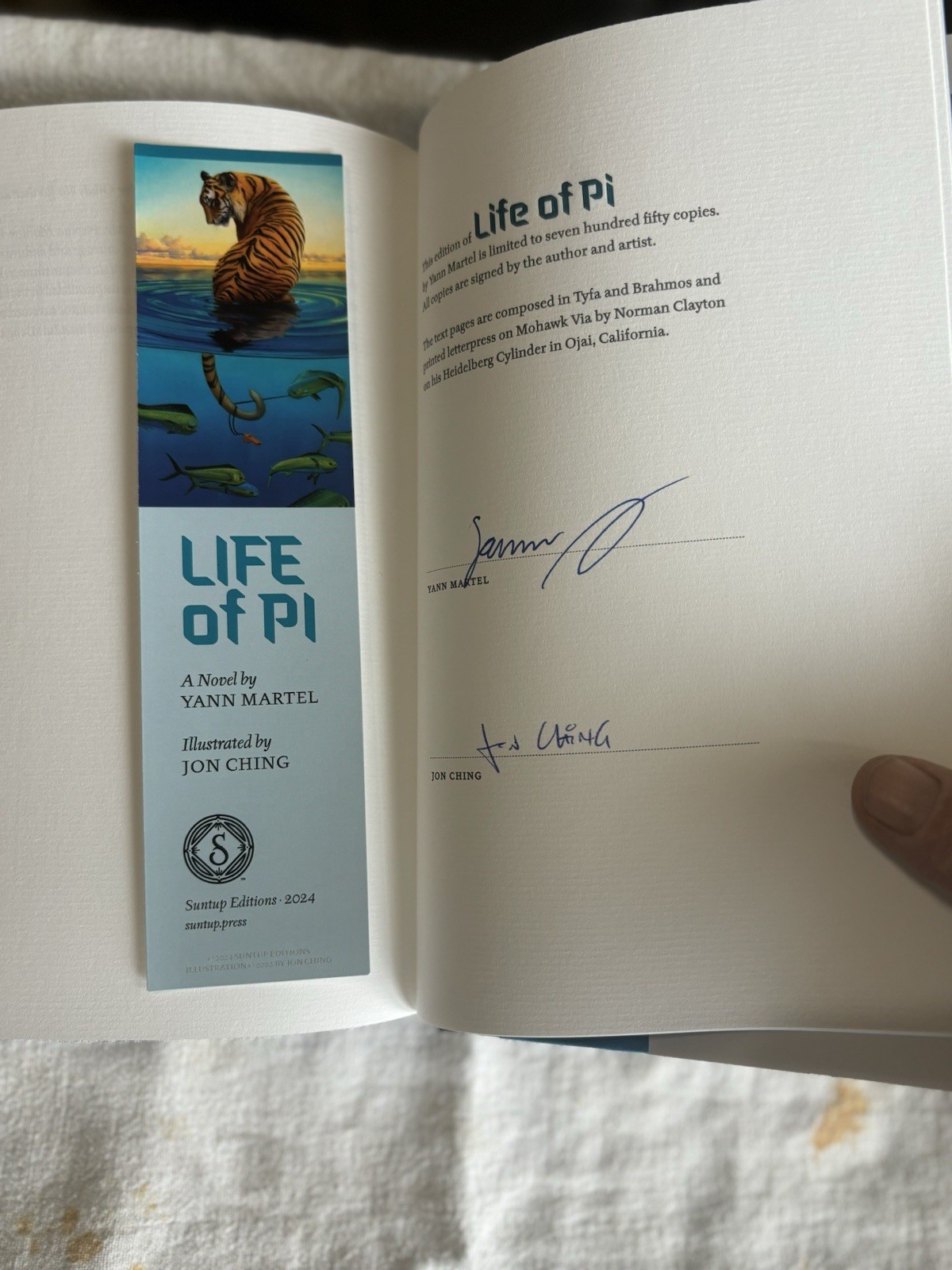 Life of Pi Suntup Artist Edition