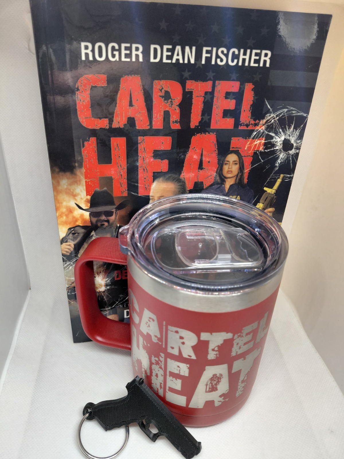 Novel Cartel Heat Deadly Business with 13oz Hot/Cold Tumbler and Keychain