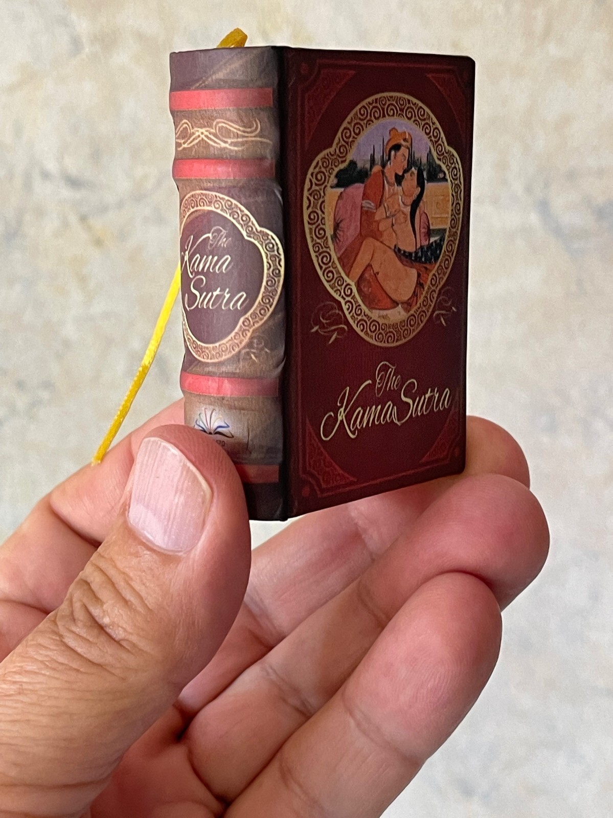new 2022 miniature book 2.5″ The Kama Sutra illustrated color 439 pg Hardcover