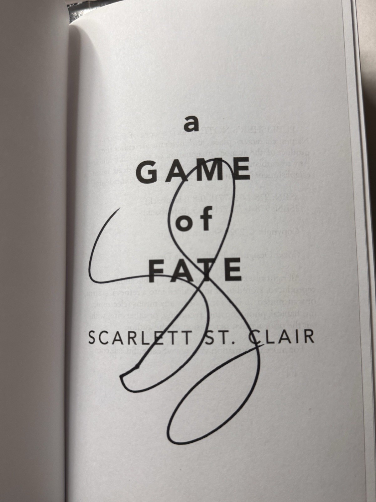Scarlett St. Clair Hades & Persephone 4 Books Touch of Darkness Autographed