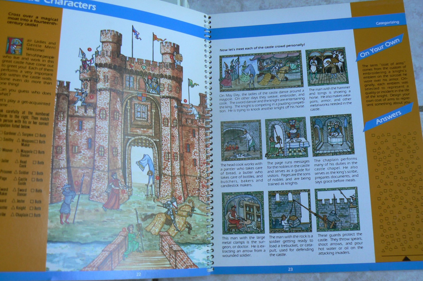 Educational Insights DIGGING INTO THE PAST,BrainBoosters,spiral LN! 32-pages