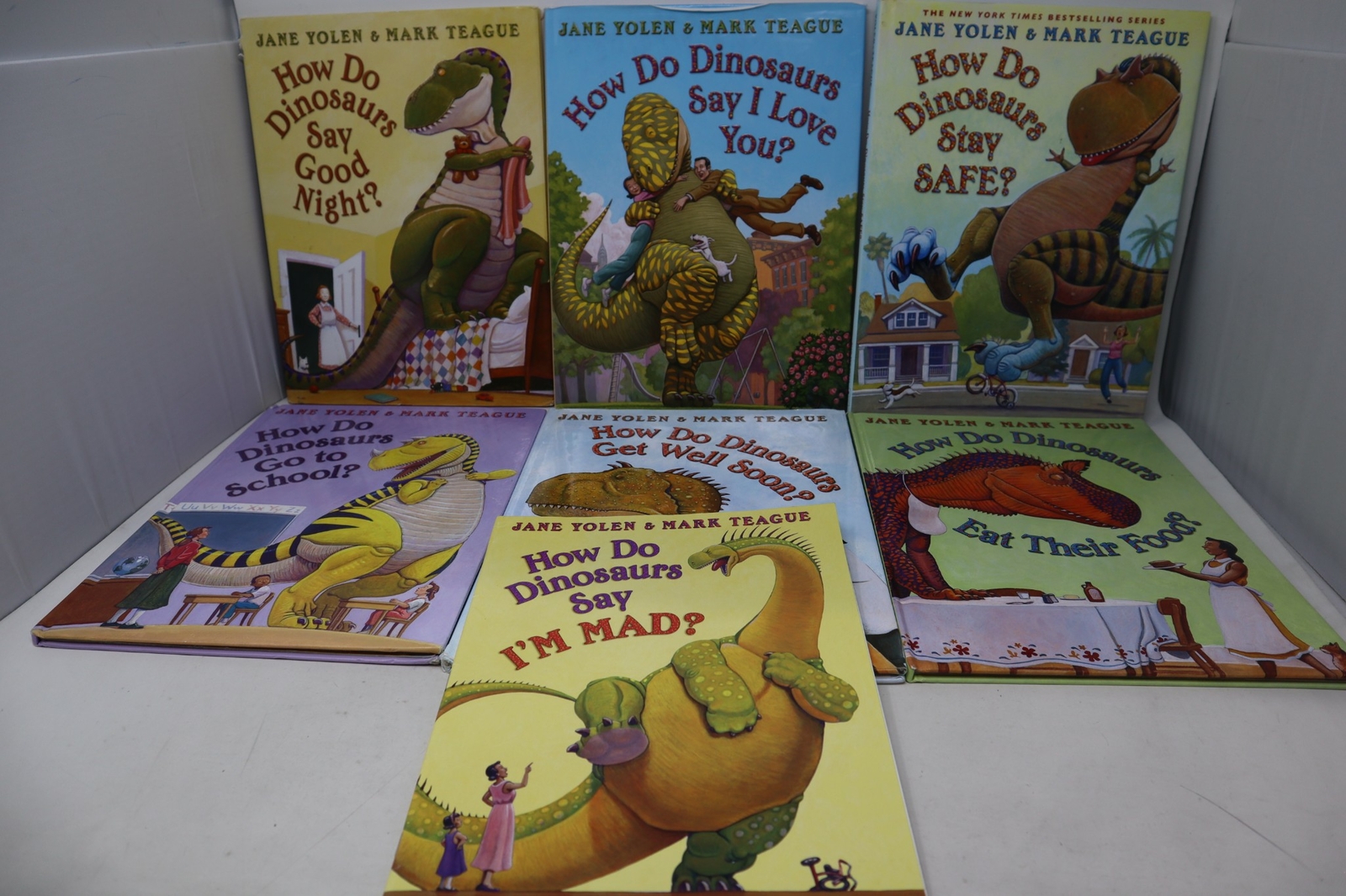 Lot of 7 How Do Dinosaurs Books by Jane Yolen – Paperback & Hardcover