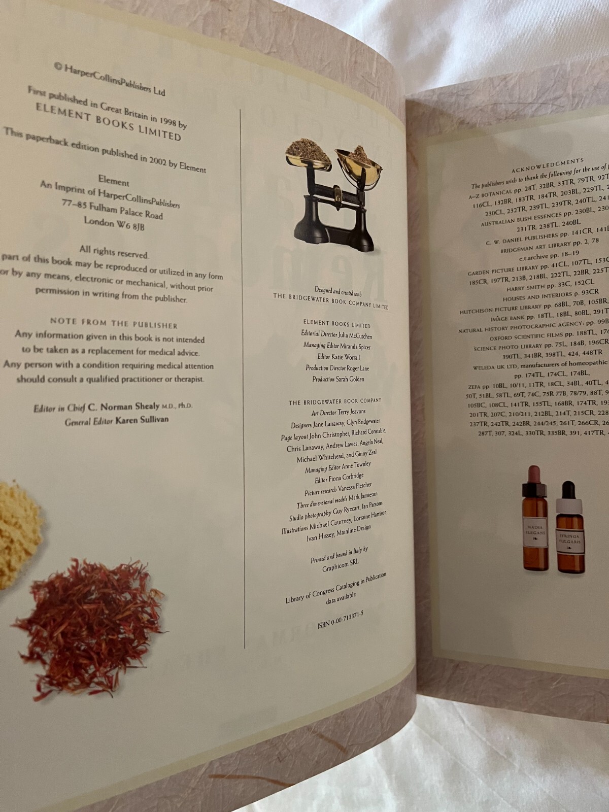 The Illustrated Encyclopedia of Healing Remedies, 496 pages, over 1000 remedies
