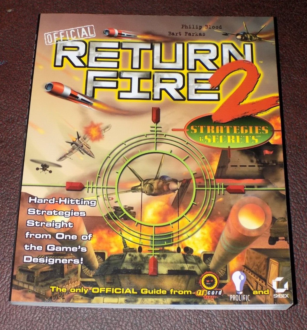 Official Return Fire 2 Strategies & Secrets Book. 1998 Ripcord Rare.