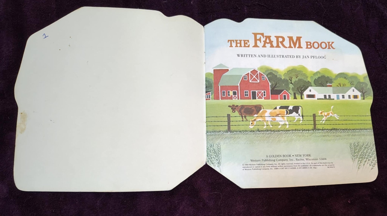 The Farm Book (A Golden Super Shape Book) – Paperback By Jan Pfloog