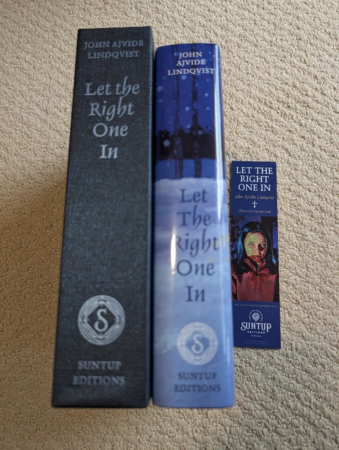 Suntup Let the Right One In by John Ajvide Lindqvist Signed Like-new Unread OOP