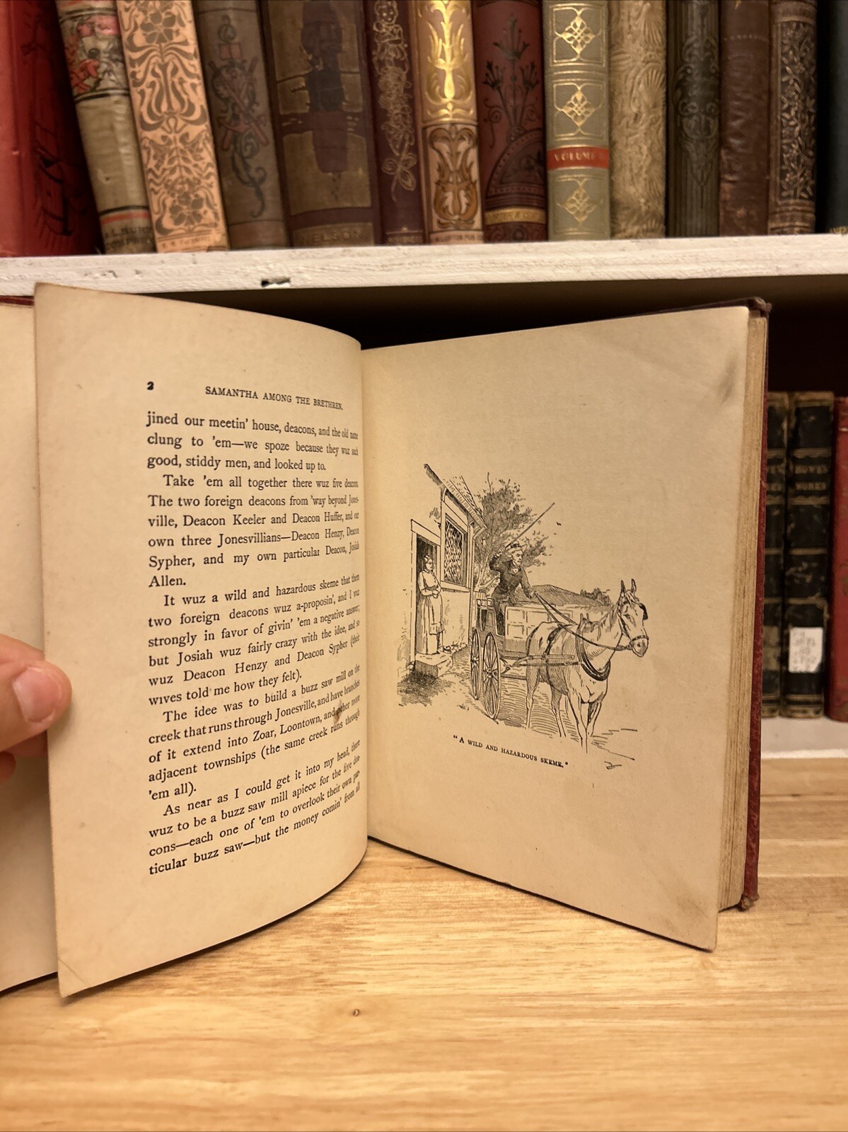 Samantha Among Brethren by Josiah Allen’s Wife Marietta Holley 1892 HC VTG