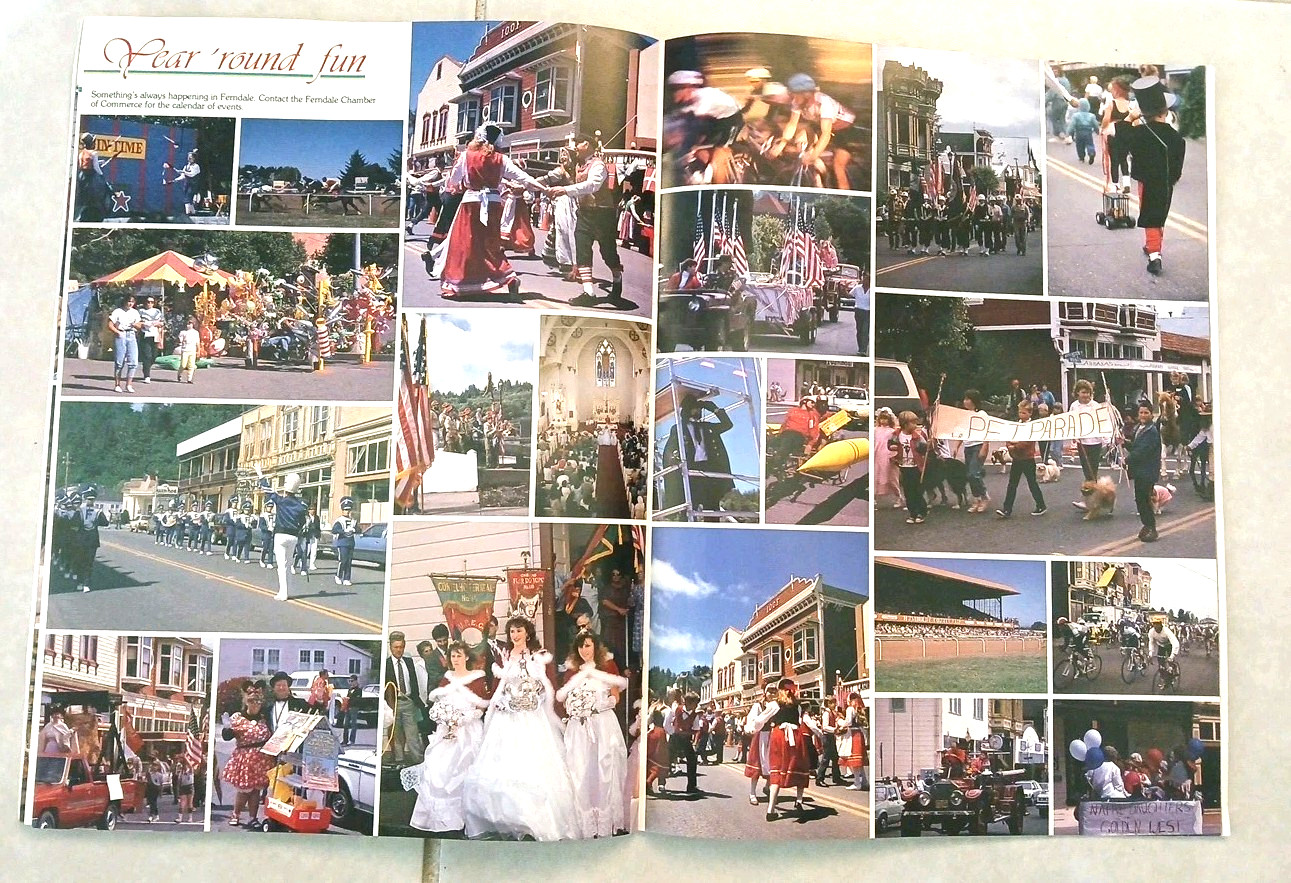 Vtg 30+ Pages Complete Guide Victorian Ferndale Historical Landmark #883 1990 Ed