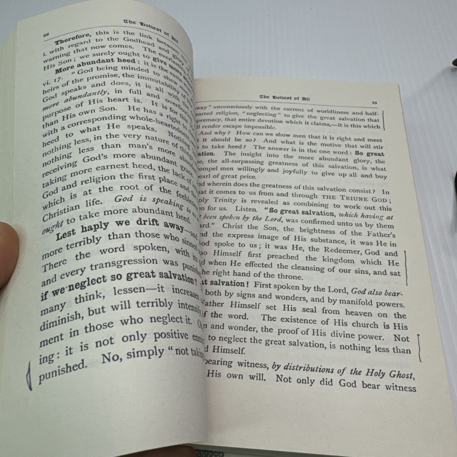 The Holiest of All Andrew Murray HC Revell Comp Exposition of Epistle to Hebrews