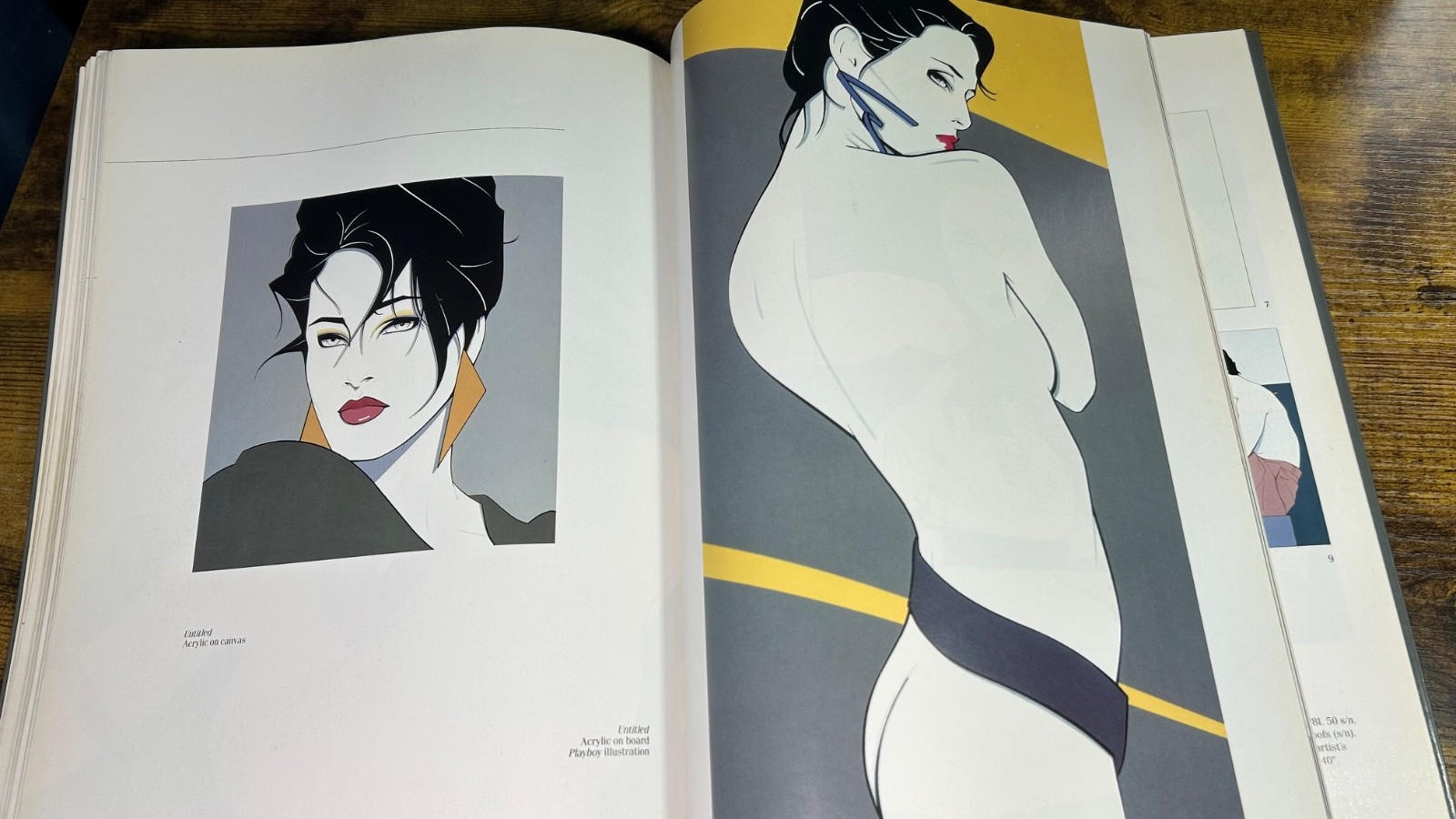 Nagel: The Art of Patrick Nagel 1980s Art Deco 1987 1st Paperback Edition
