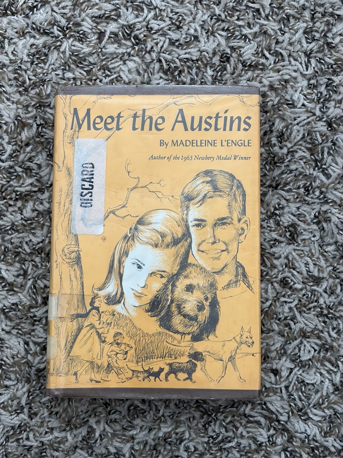Madeleine L’Engle Meet the Austins 1960 Library Copy Hardcover