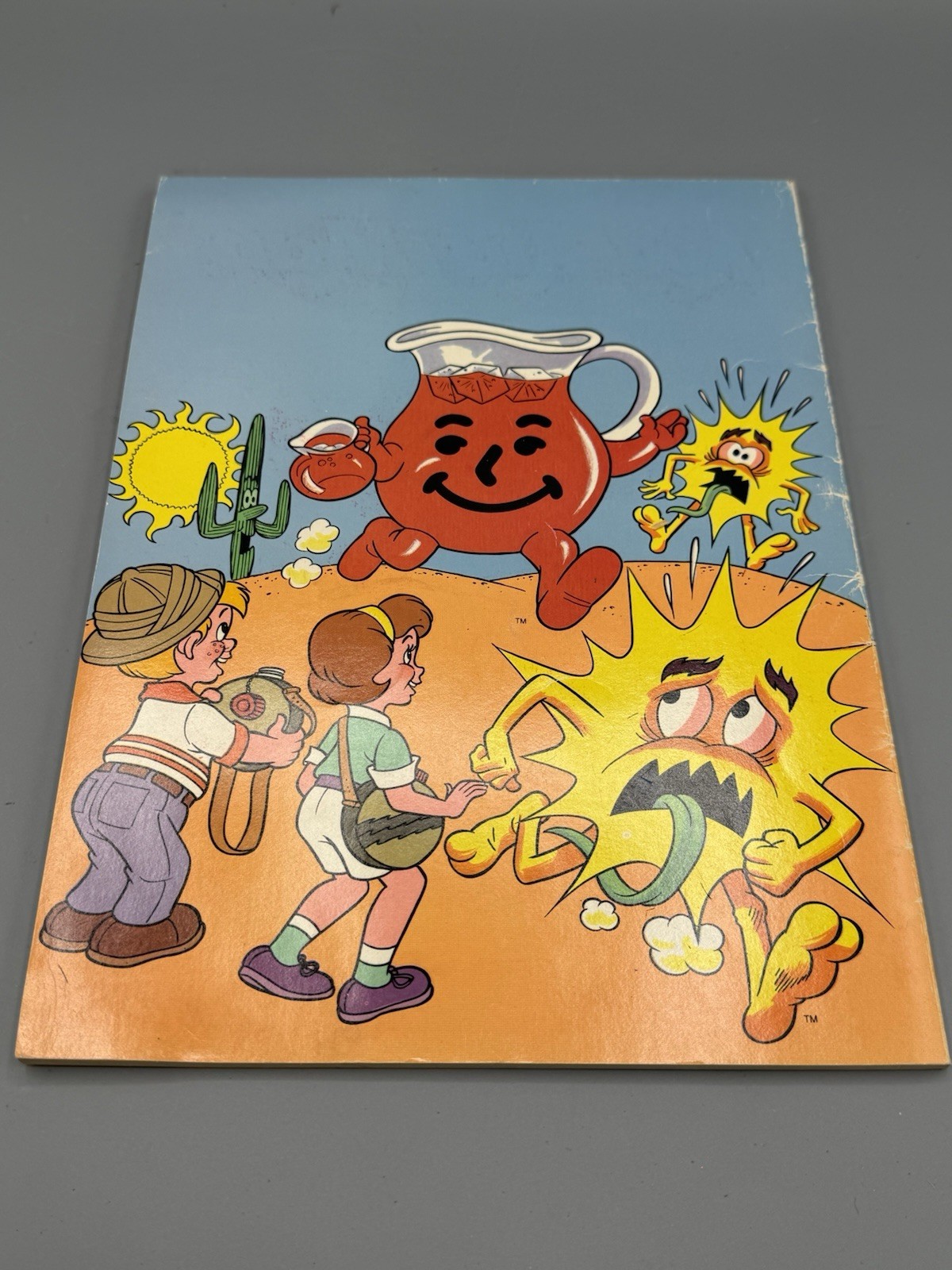 Vintage Kool-Aid Man Activity Fun Book Unused Coloring Puzzle Book 1980s