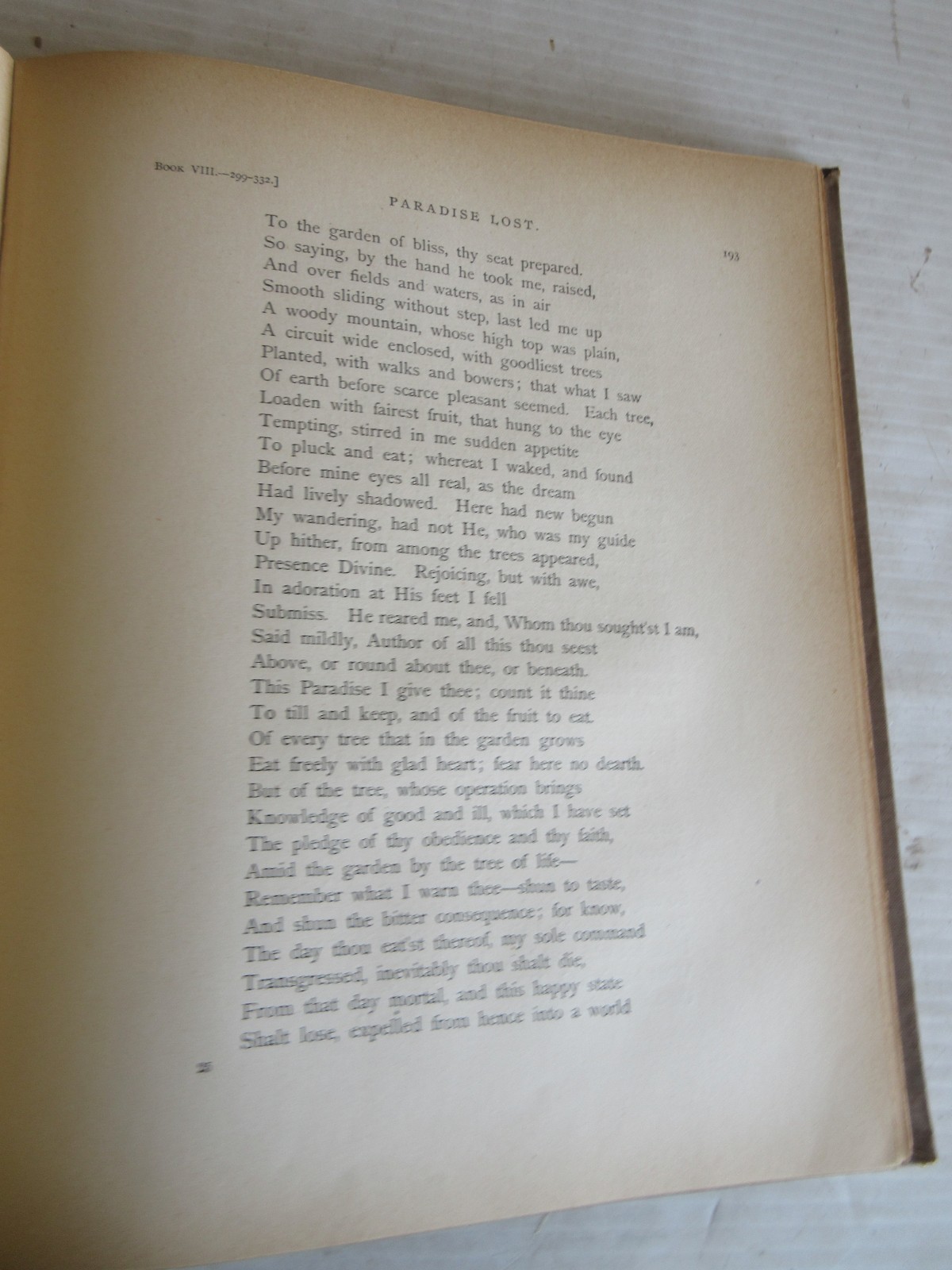 MILTON’S PARADISE LOST EDITED BY HENRY C. WALSH, AM 1900