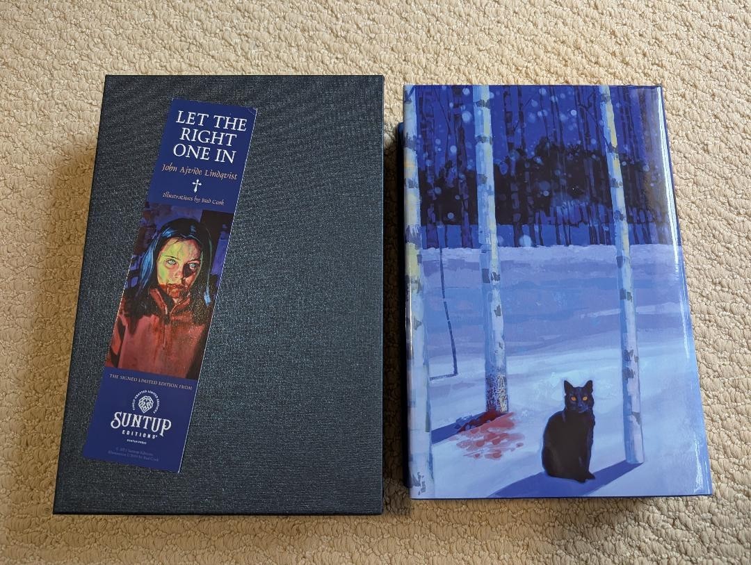 Suntup Let the Right One In by John Ajvide Lindqvist Signed Like-new Unread OOP