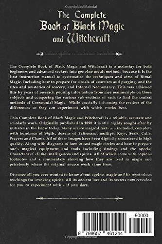 The Complete Book of Black Magic Witchcraft the rituals of Ceremonial Paperback
