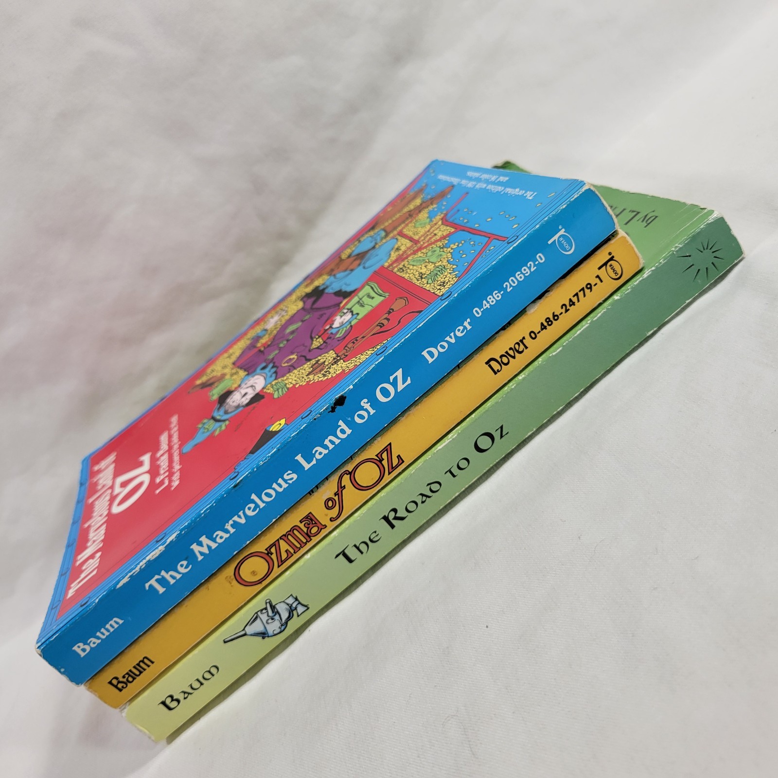 L. Frank Baum OZ Book Lot Of 3 PB Books Marvelous Land Of OZ Ozma Of OZ Road Oz